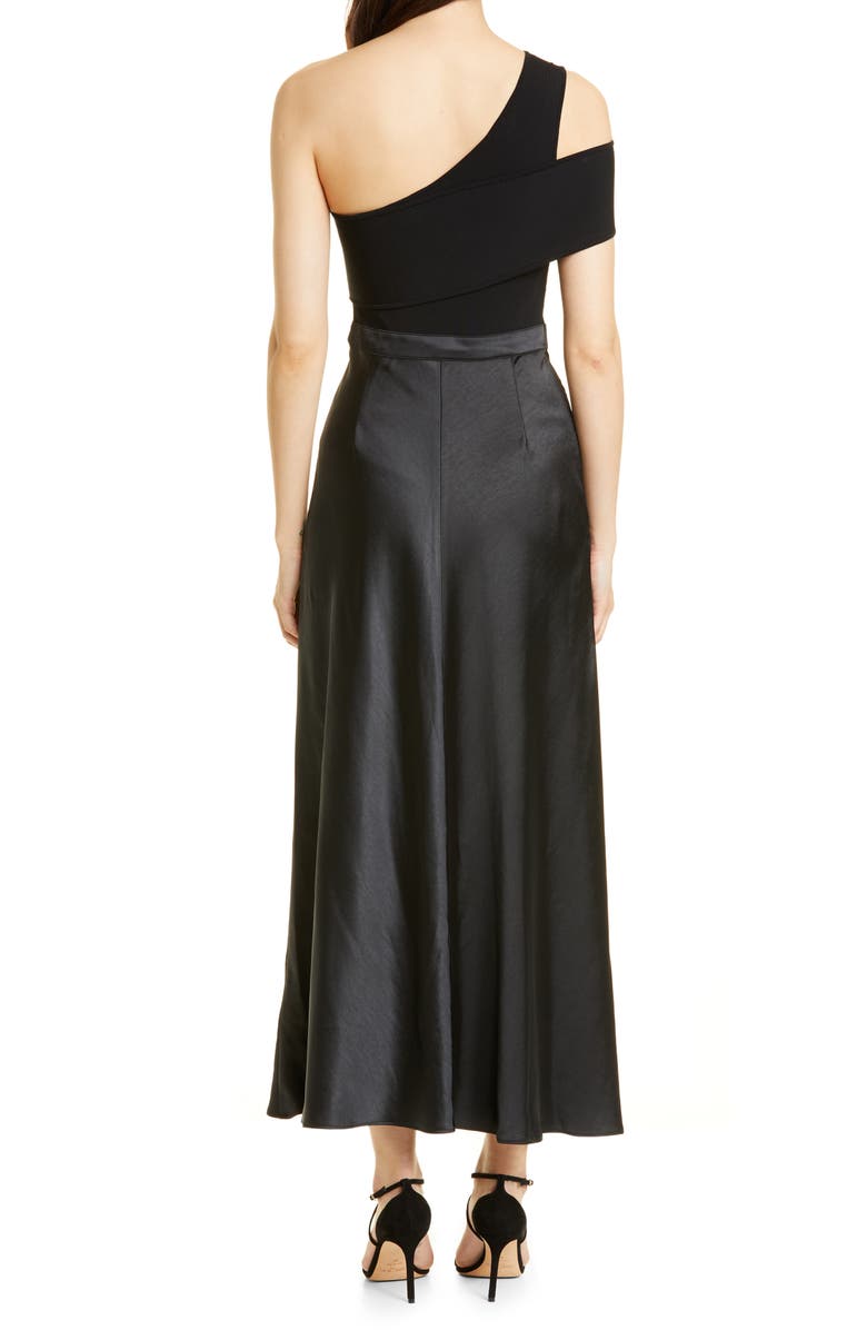 Ted Baker London Ivena Mixed Media One-Shoulder Dress, Alternate, color,