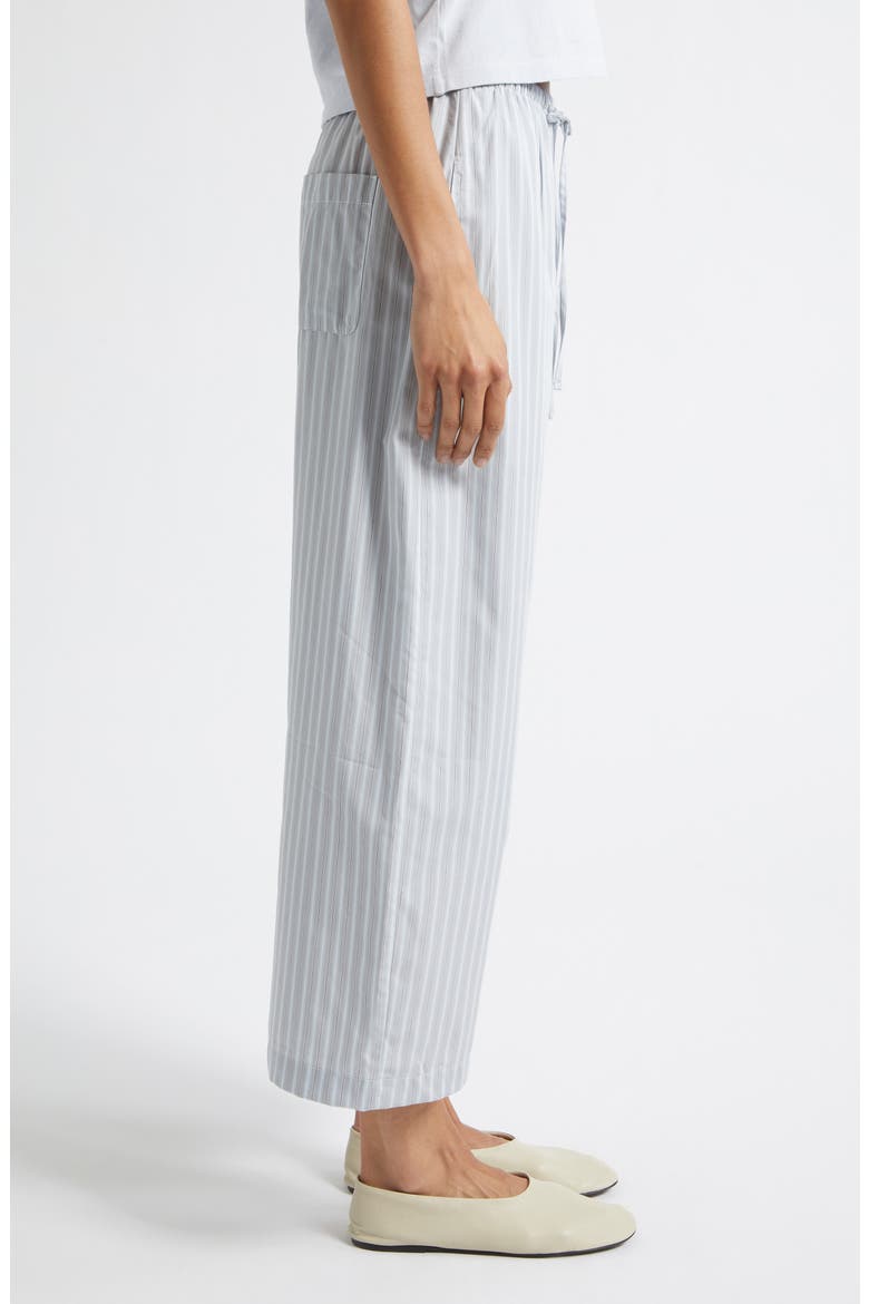Yoshi Stripe Cotton Blend Drawstring Pants, Alternate, color, STERLING STRIPE