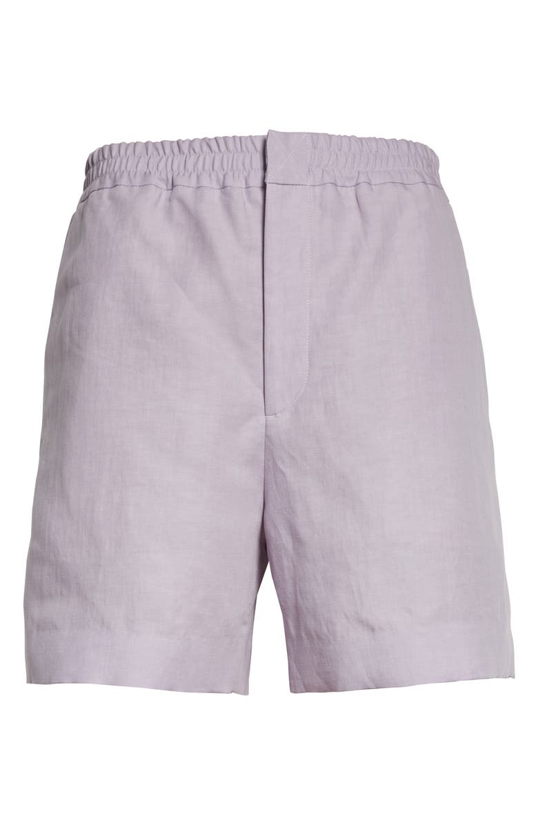 Fendi Linen Blend Shorts, Alternate, color, 