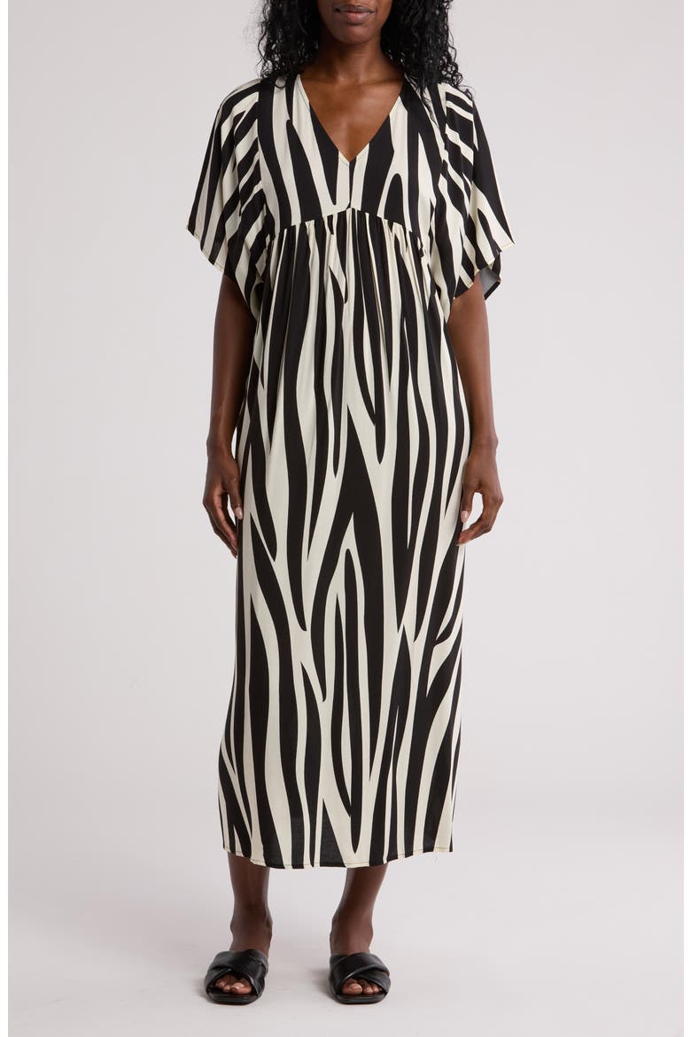 Molly Maxi Dress, Main, color, CONTRAST ZEBRA