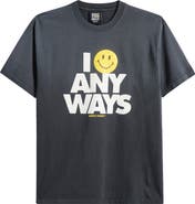 MARKET SMILEY® Smile Anyways Cotton Graphic T-Shirt