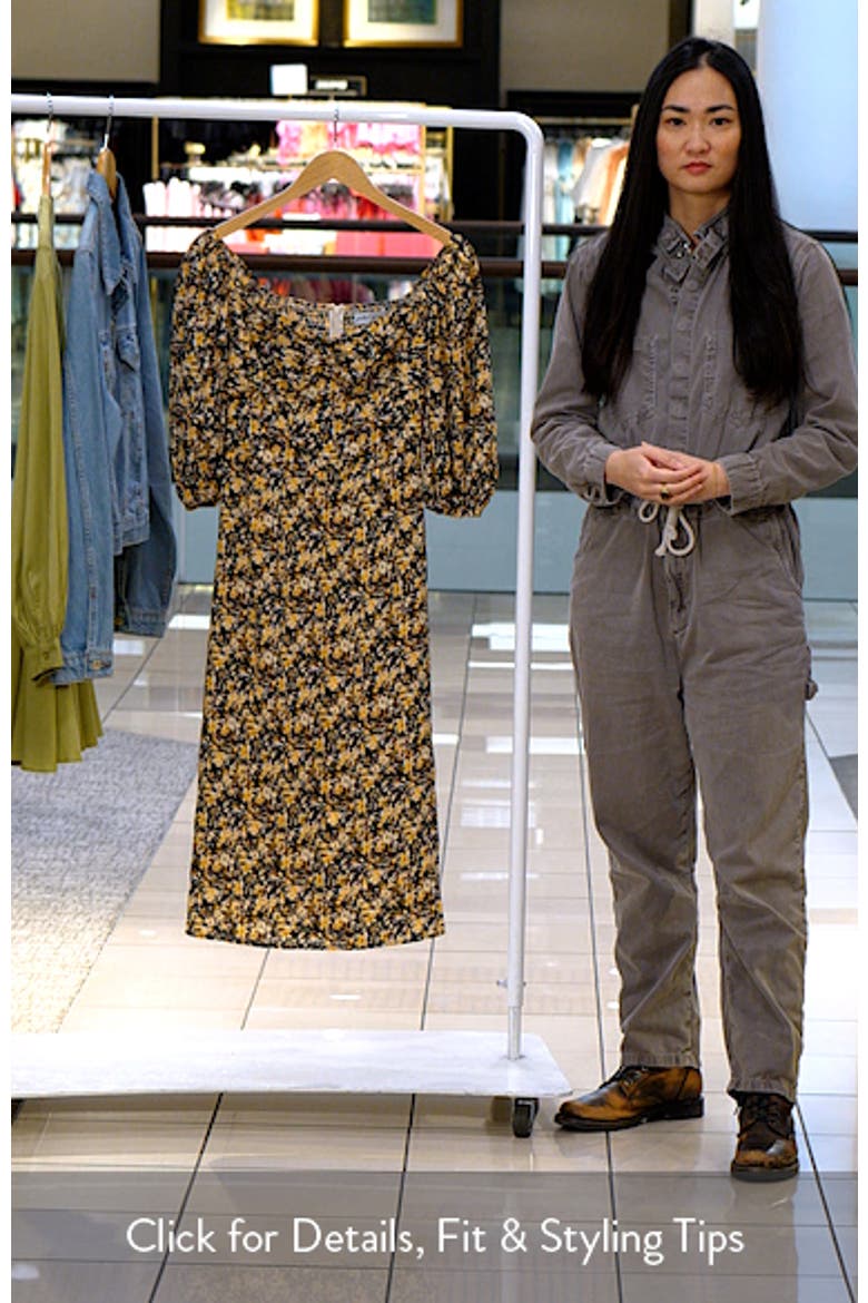 Oona Floral Midi Dress video