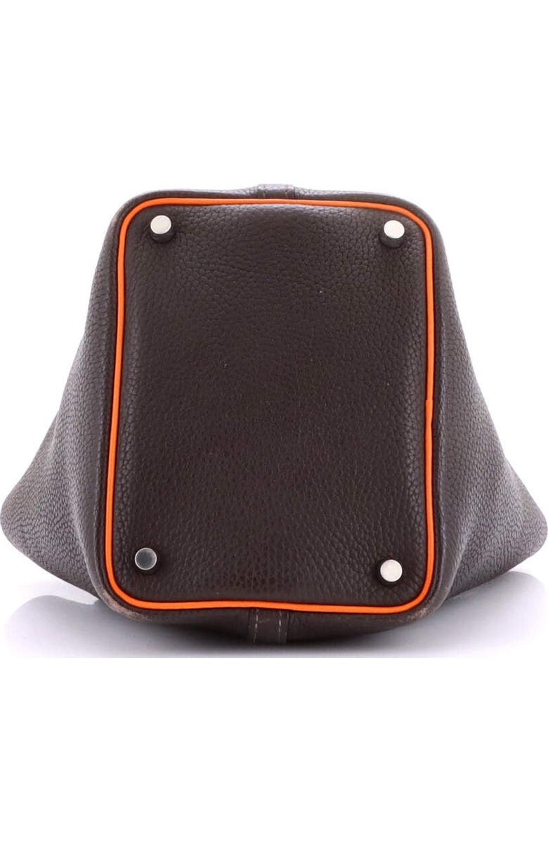 Pre-Owned Hermes Eclat Picotin Lock Bag Clemence PM, Alternate, color, Ebene