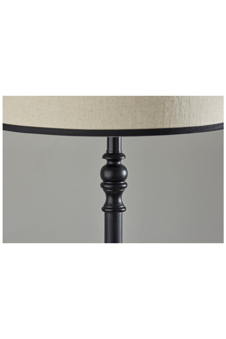 Zeek Floor Lamp, Alternate, color, BLACK WOOD
