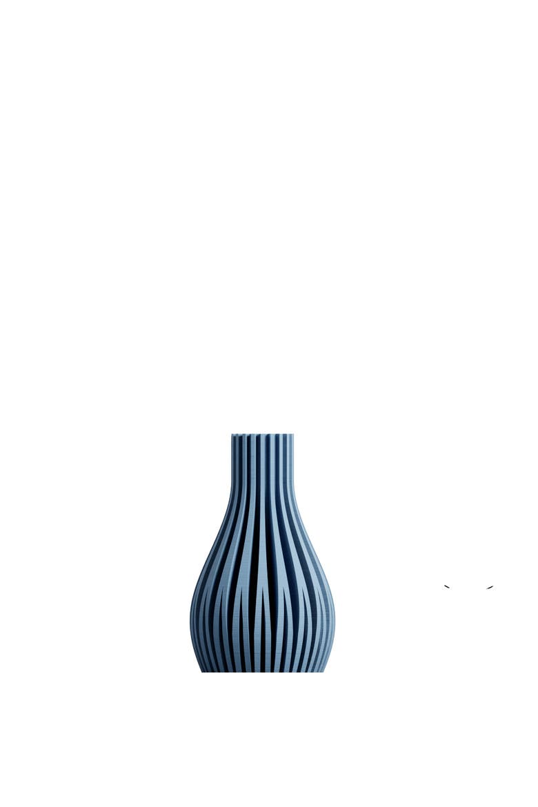 Willow Vase, Main, color, Muted Blue - 10"