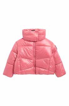 Isolda Channel Quilted Puffer Jacket