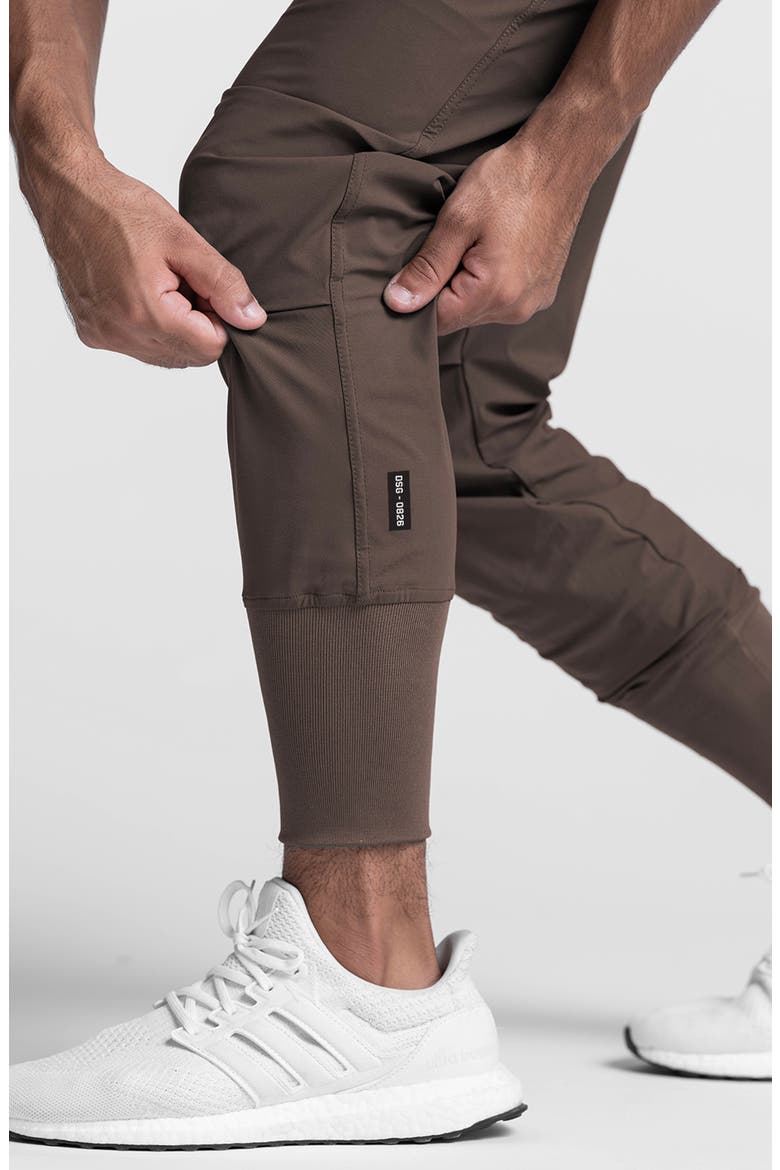 TETRA-LITE™ Water Repellent High Rib Joggers, Alternate, color, DEEP TAUPE