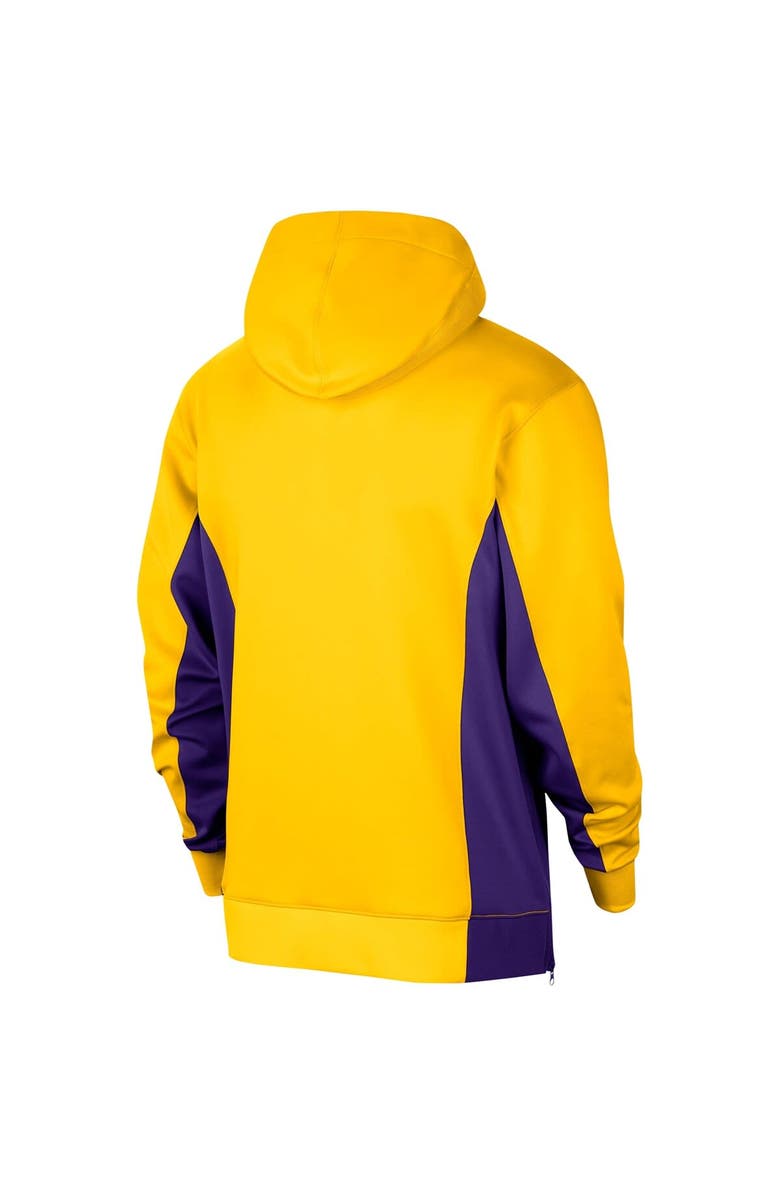 Nike Men's Nike Gold Los Angeles Lakers 2023/24 Authentic Showtime Full-Zip Hoodie, Alternate, color, 