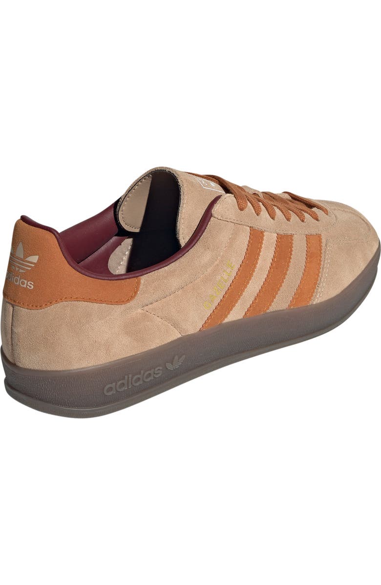 adidas Gazelle Indoor Sneaker, Alternate, color, Sandstone/Ochre/Shadow Red
