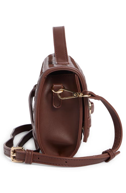 Urban Expressions Handbags Woven Convertible Clutch In Brown