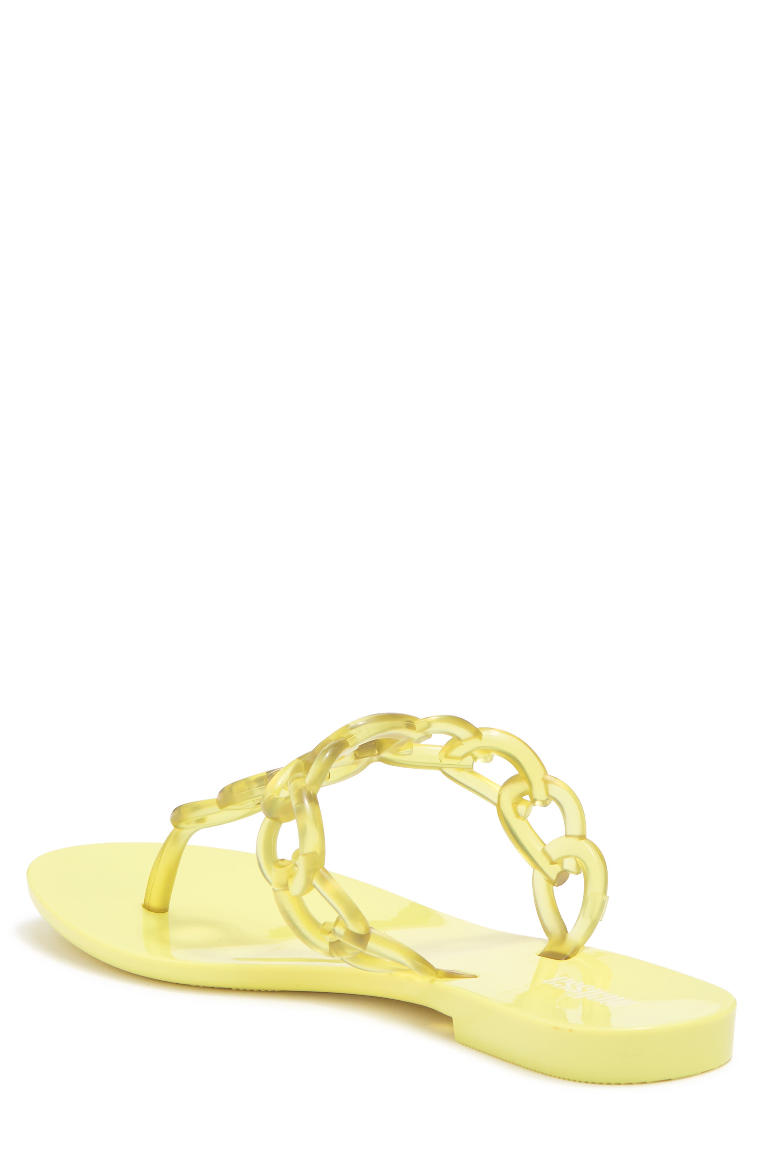 Big Chain Flip Flop, Alternate, color, NEON GREEN
