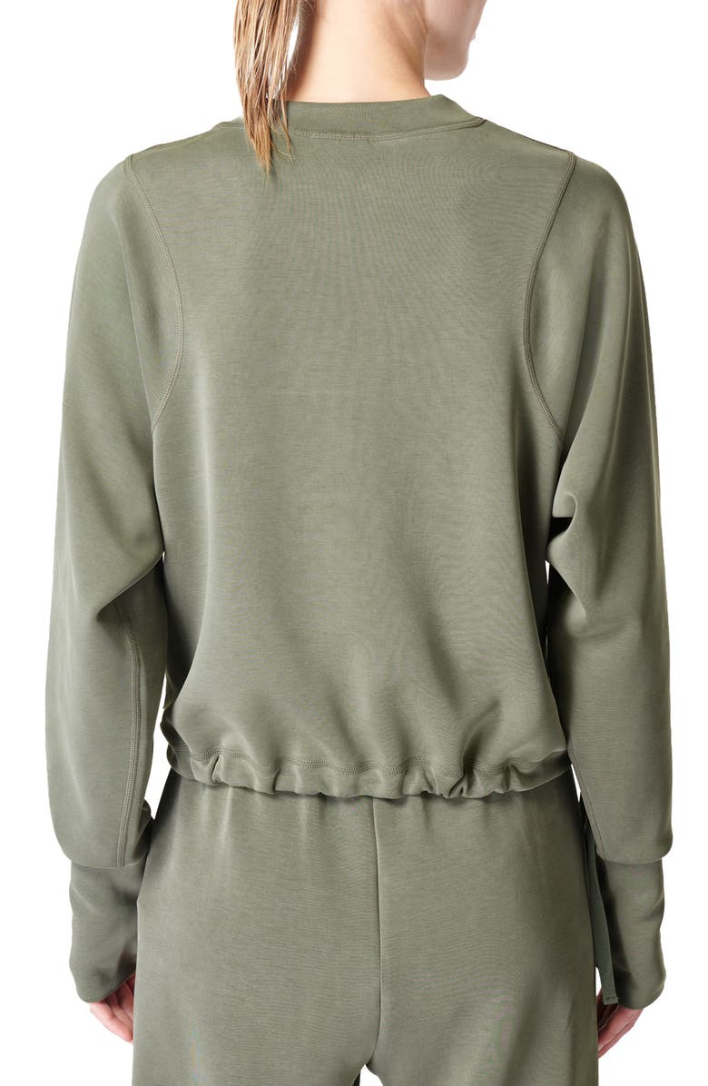 Sweaty Betty Sand Wash Crewneck Crop Sweatshirt, Alternate, color,