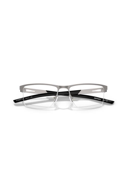 Scuderia Ferrari 54mm Rectangle Optical Glasses In Gray