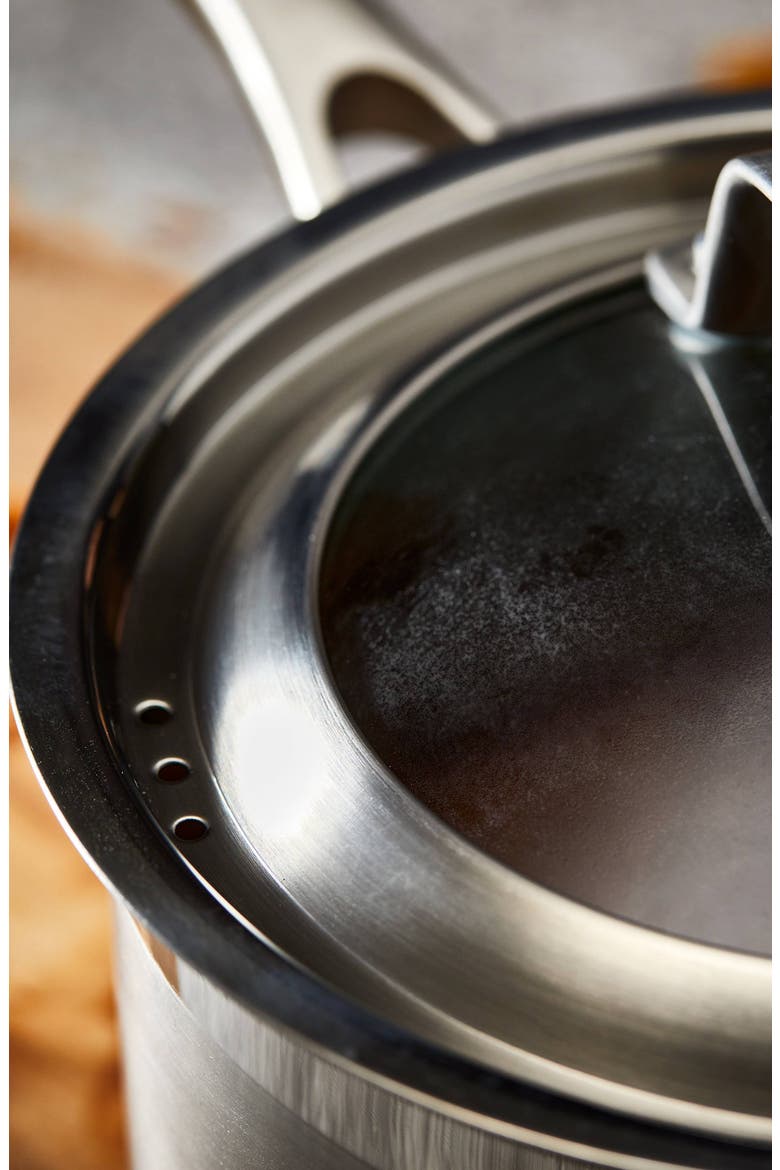 iD3® SS 2 Qt. Saucepan with lid, Alternate, color, SILVER