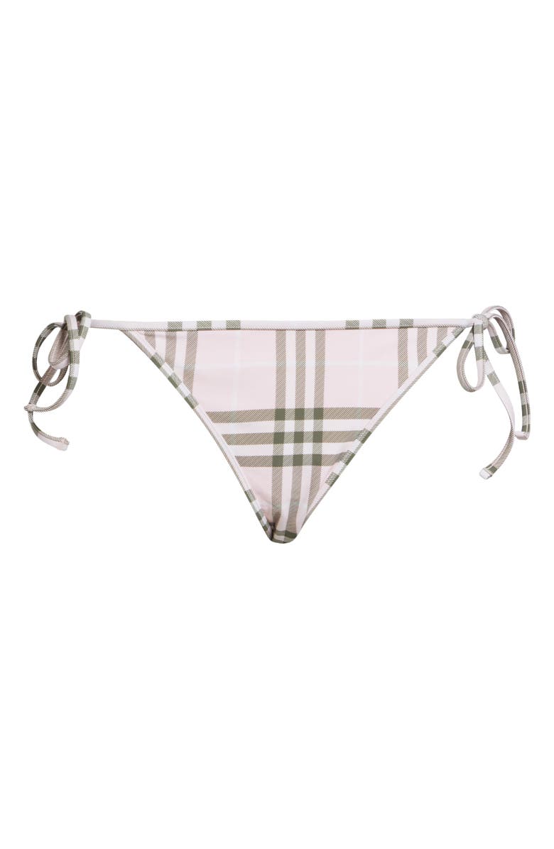 Burberry Sadie Check String Bikini Bottoms, Main, color, Mallow Pink Ip Check