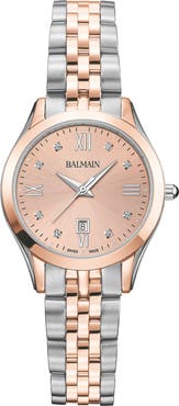 BALMAIN WATCHES Classic R Diamond Bracelet Watch, 30mm