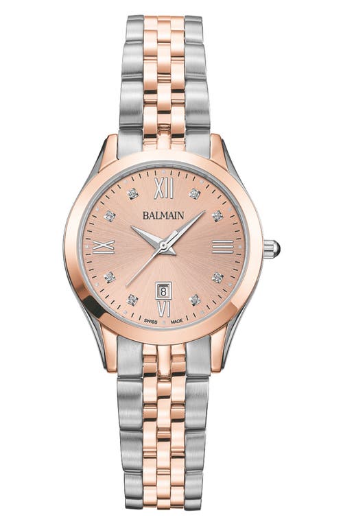 Balmain Watches Classic R Diamond Bracelet Watch, 30mm
