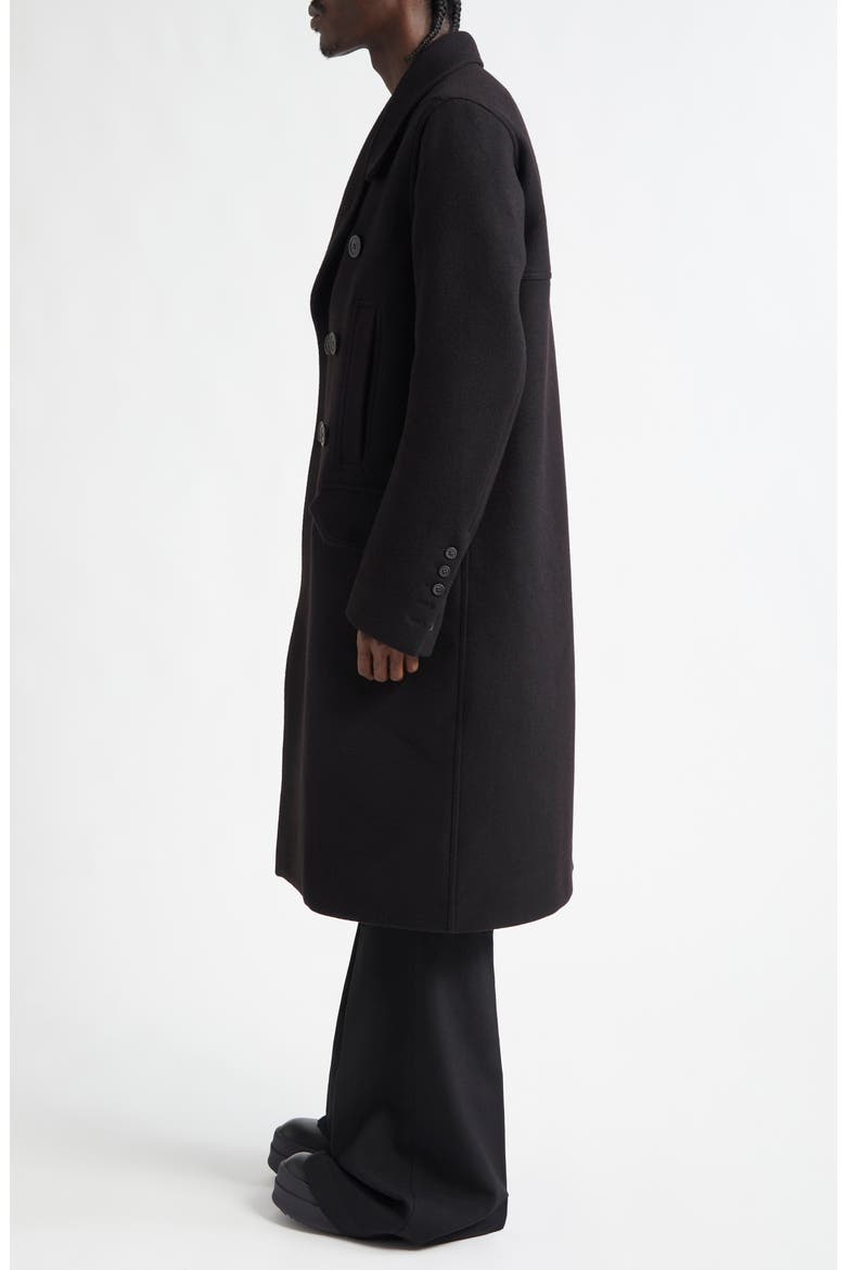 Porterville Melton Wool Officer Coat (Men) | Nordstrom