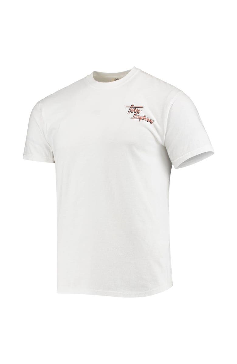 IMAGE ONE Men's White Texas Longhorns Mascot Bandana T-Shirt, Alternate, color, 