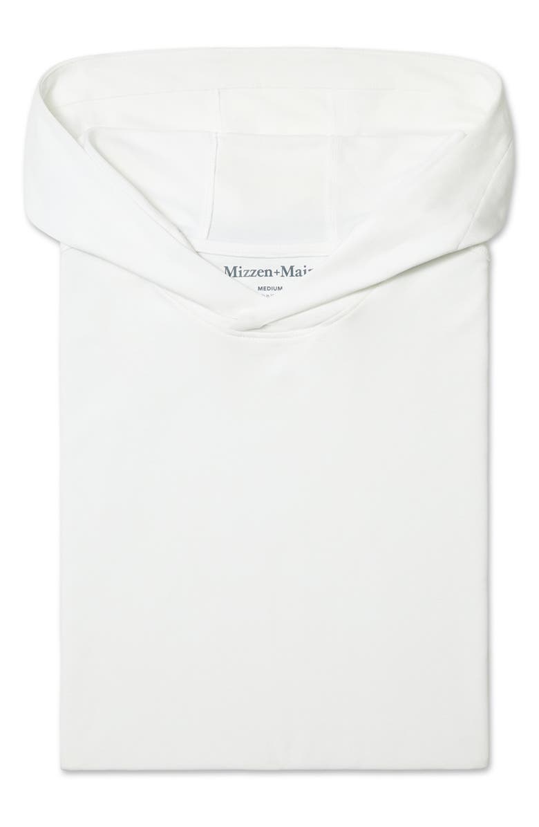 Mizzen+Main Knox Long Sleeve Hooded T-Shirt, Alternate, color, White