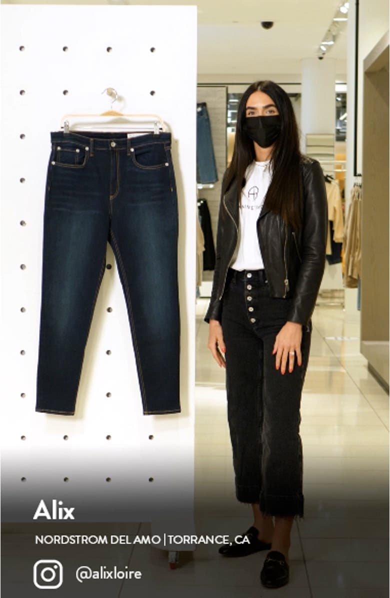 Nina High Waist Ankle Skinny Jeans, sales video thumbnail