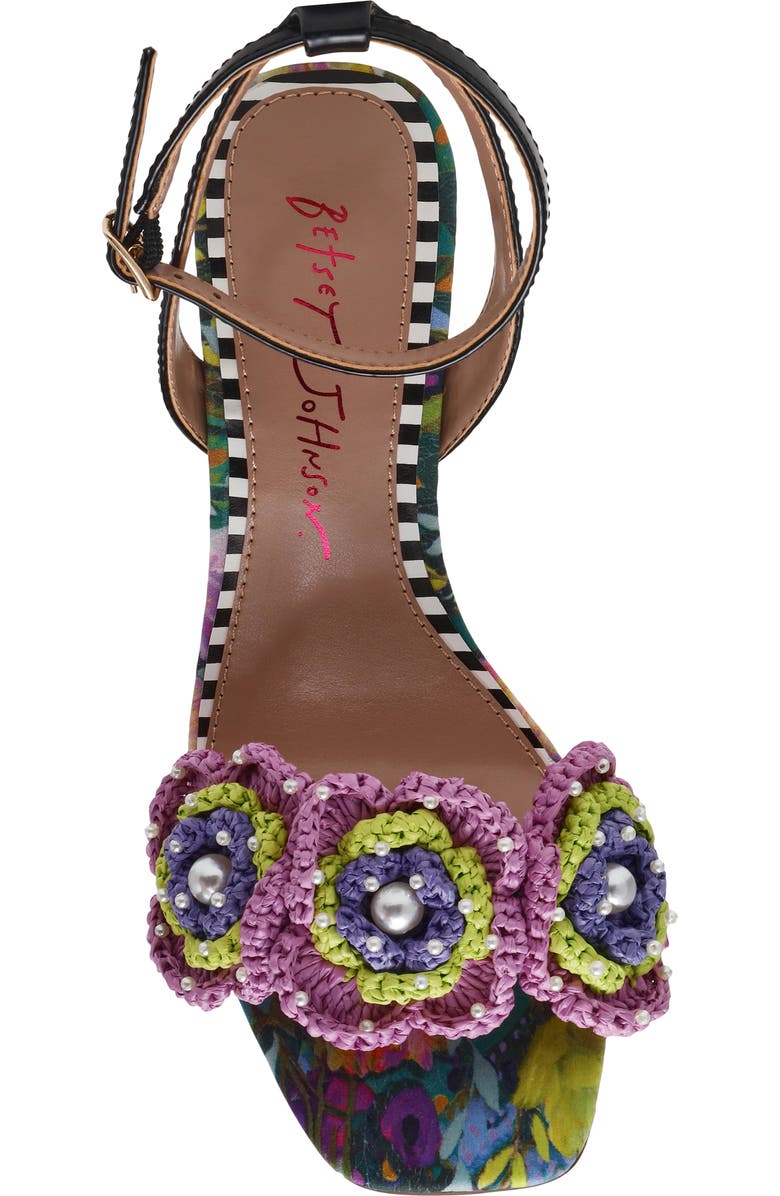 Betsey Johnson Ainsleyy Ankle Strap Sandal, Alternate, color,