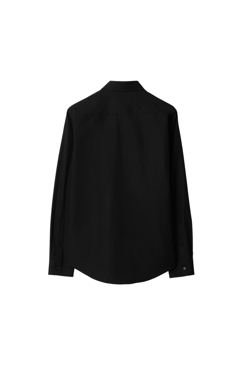 Cotton Formal Shirt, Alternate, color, Black