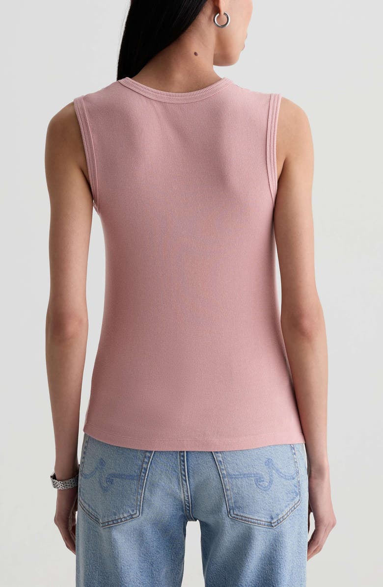 AG Miah Cutout Sleeveless Top, Alternate, color, Sparkling Rose