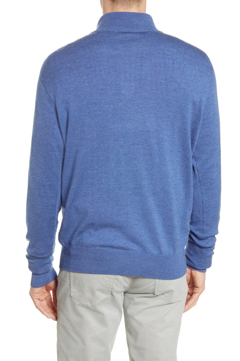 Crown Regular Fit Quarter Zip Pullover, Alternate, color, SAILOR BLUE