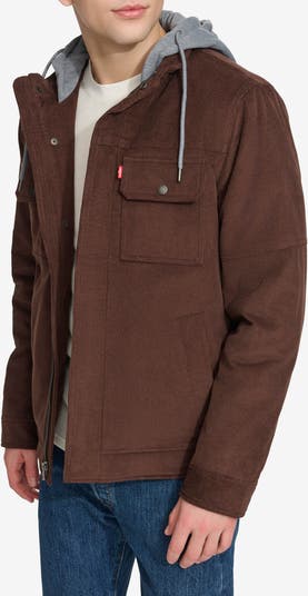 Hooded Corduroy Jacket