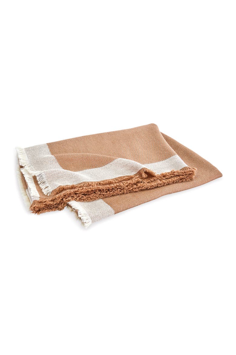 Suri Alpaca Throw Blanket, Main, color, CAMEL