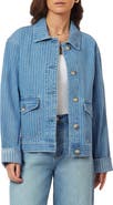 Scotch & Soda Stripe Denim Chore Jacket