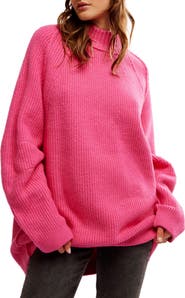 Free People Sunbeam Oversize Turtleneck Sweater