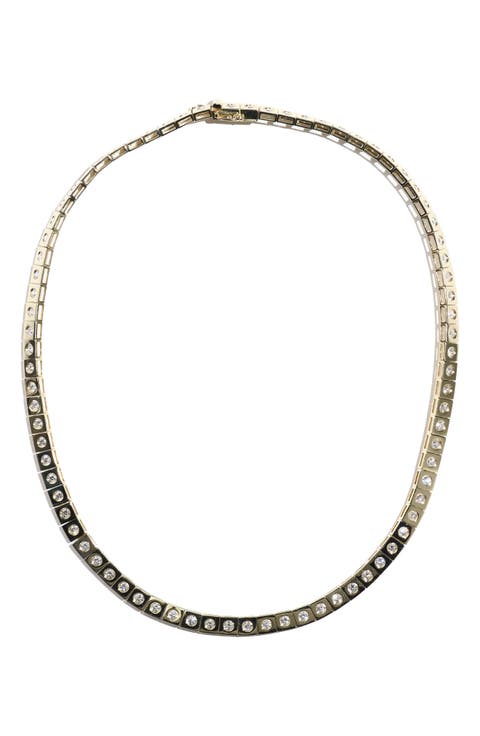 Leggo Diamond Tennis Necklace