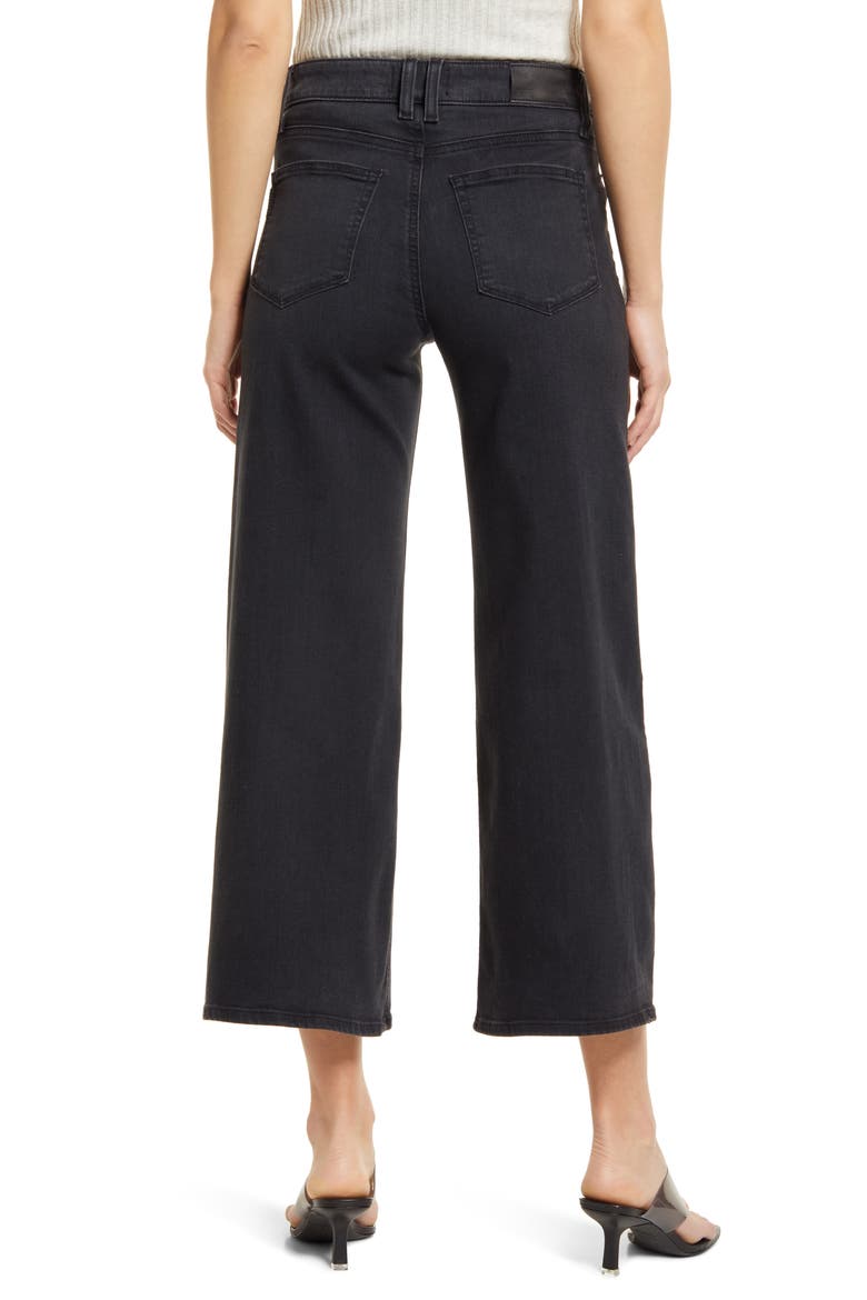 Anessa High Waist Crop Wide Leg Jeans, Alternate, color, RENETTA
