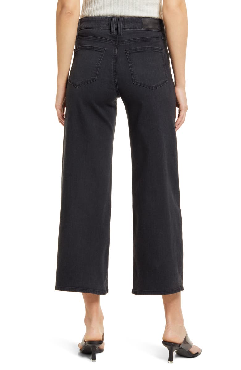 PAIGE Anessa High Waist Crop Wide Leg Jeans, Alternate, color, 
