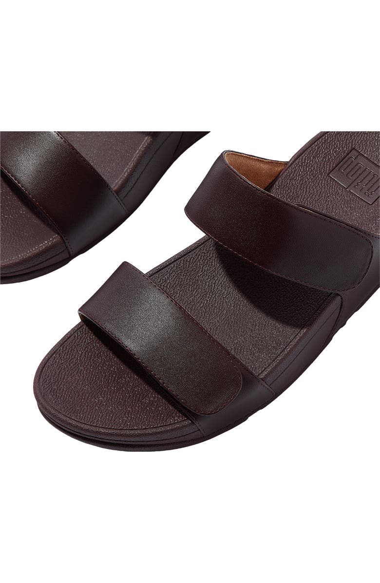 FitFlop Lulu Slide Sandal, Alternate, color, Plumberry