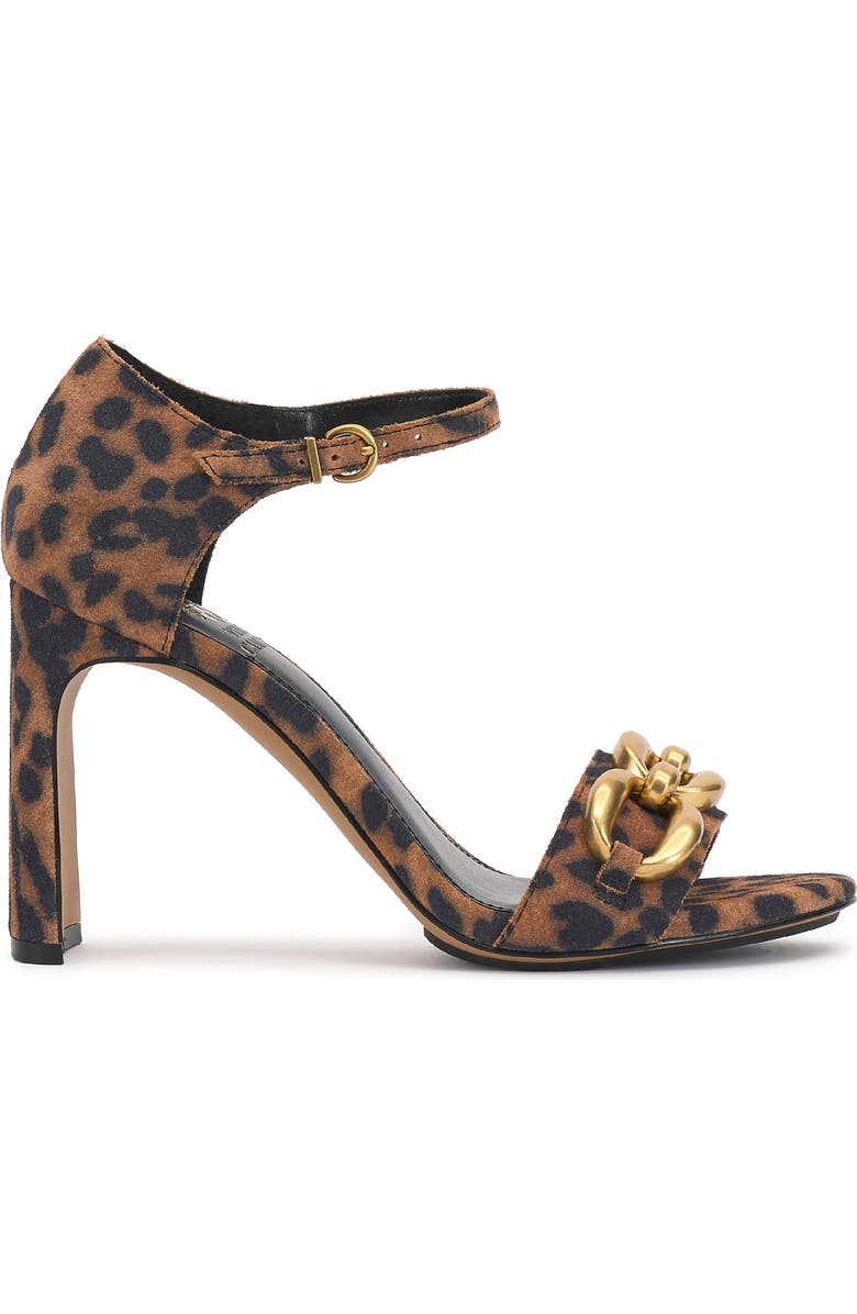 Vince Camuto Aurelia Ankle Strap Sandal, Alternate, color, Camel