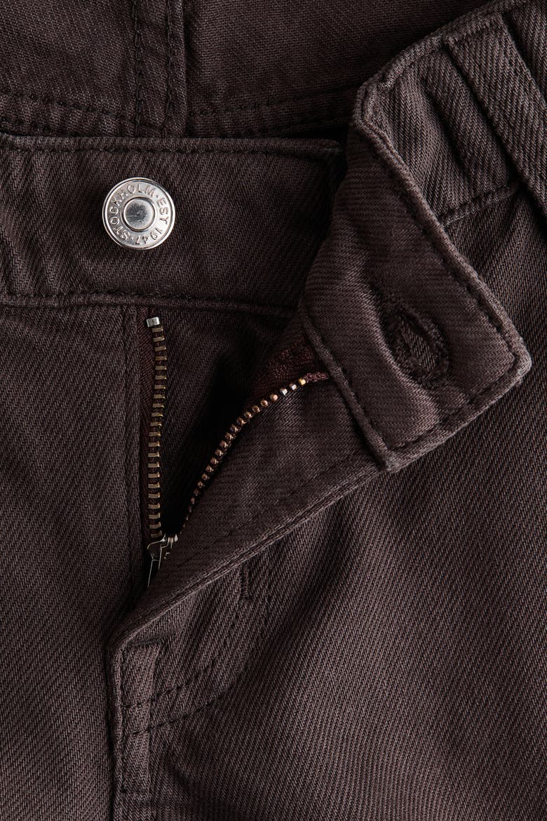 Mama Wide Low Jeans, Alternate, color, Dark brown