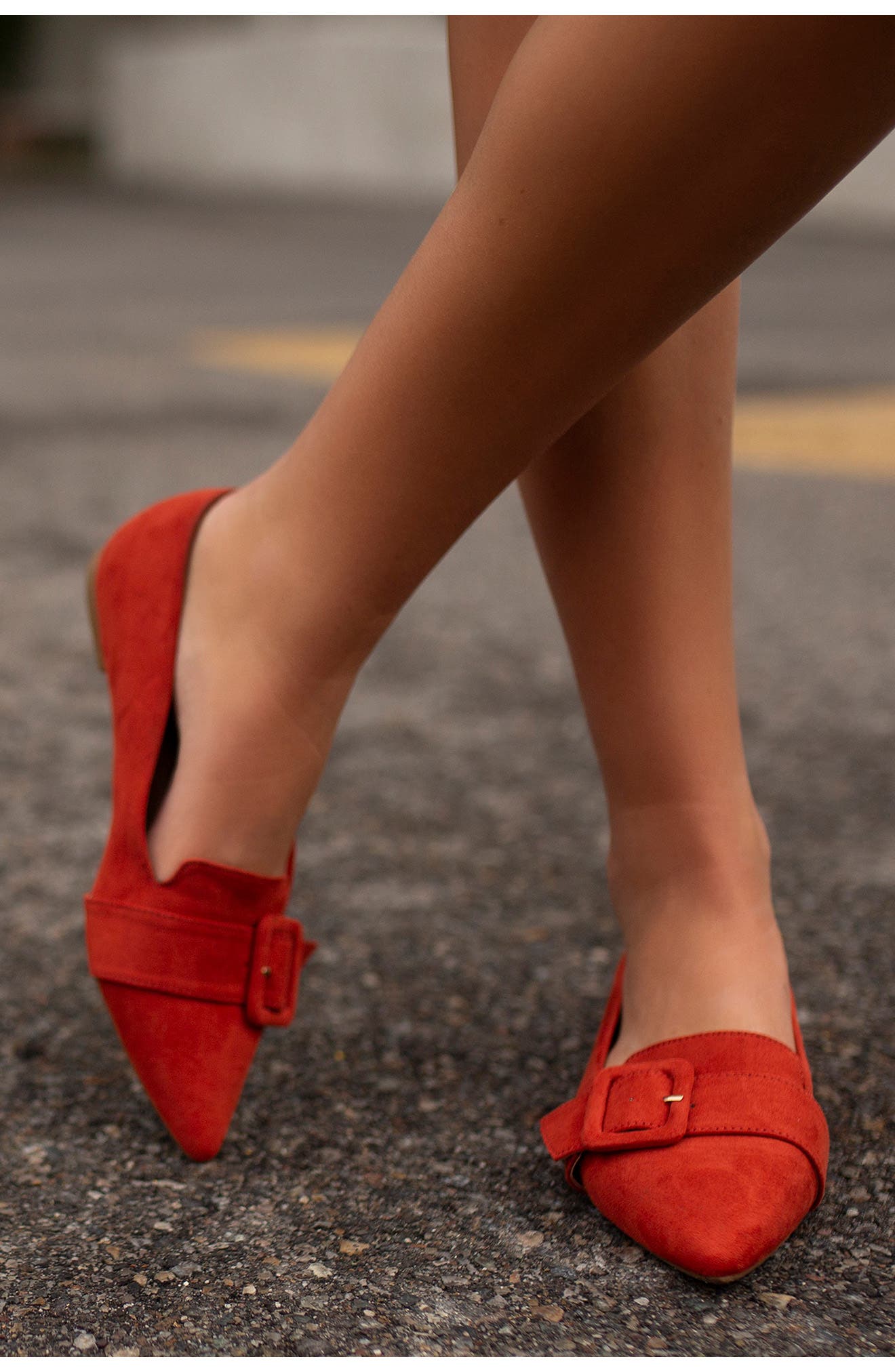 Journee Collection JOURNEE Audrey Buckle Flat, Alternate, color, Animal