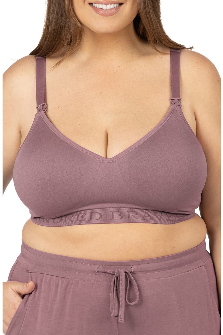 Sublime Contour Maternity & Nursing Bra-Sizing Available from B-D Cup, Alternate, color, TWILIGHT
