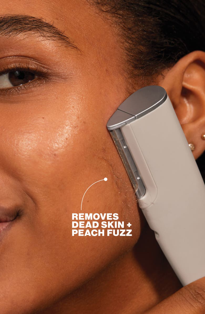 DERMAFLASH LUXE+ Anti-Aging Sonic Dermaplaning + Peach Fuzz Removal Set, Alternate, color, Stone