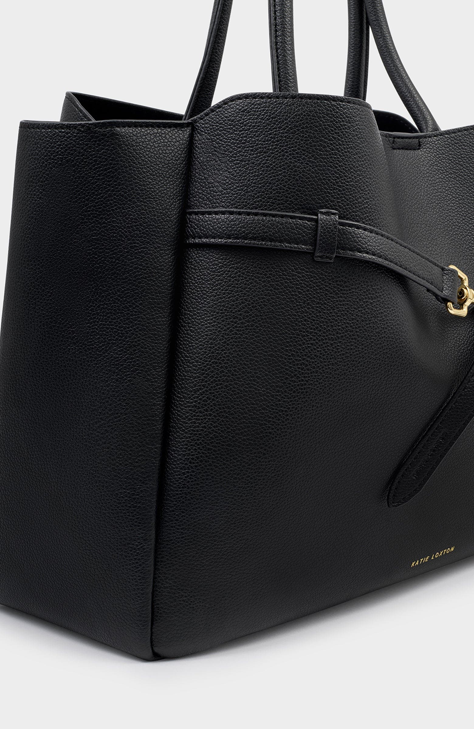 Katie Loxton Maddie Work Tote Bag, Alternate, color, Black