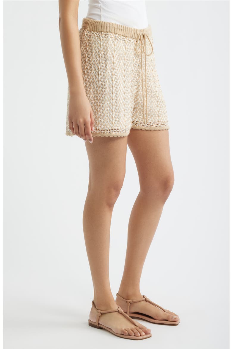 Open Stitch Shorts, Alternate, color, JUTE