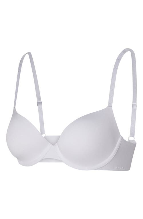 Savage X Fenty Stretch Cotton Essentials Demi T-shirt Bra In White