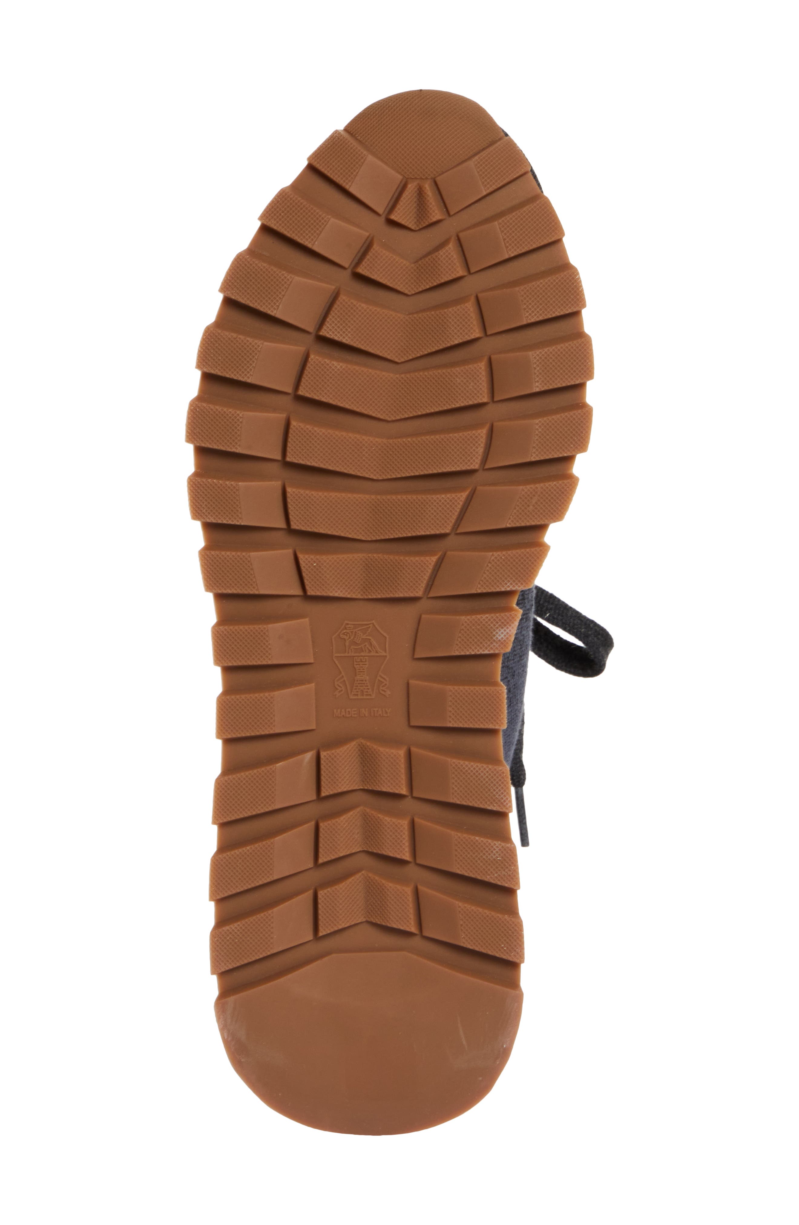 Brunello Cucinelli Monili Knit Lace-Up Sneaker, Alternate, color, 