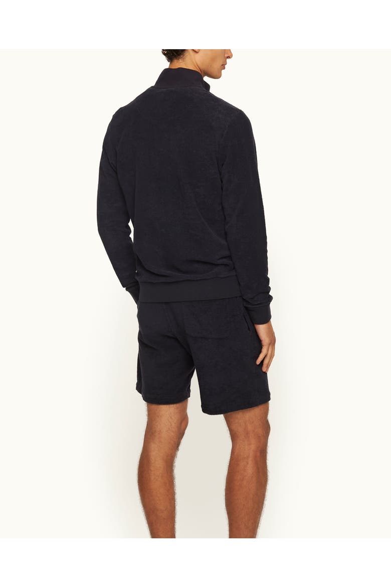 Isar Towelling Classic-Fit Sweatshirt, Alternate, color, NIGHT IRIS