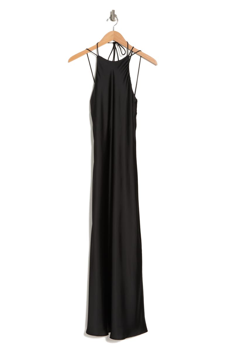 Know One Cares Satin Bias Cut Maxi Dress, Alternate, color,