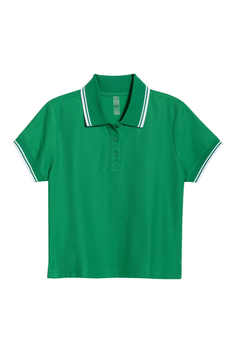 Country Club Polo Top, Alternate, color, HOME COURT GREEN