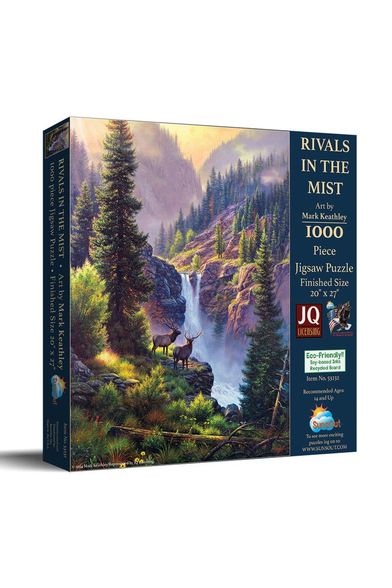 Rivals in the Mist 1000 piece Jigsaw Puzzle for Adults, Main, color, Multicolor